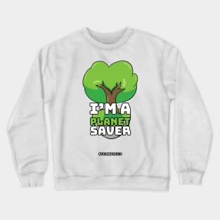 Cute Planet Saver Design #teamtrees Crewneck Sweatshirt